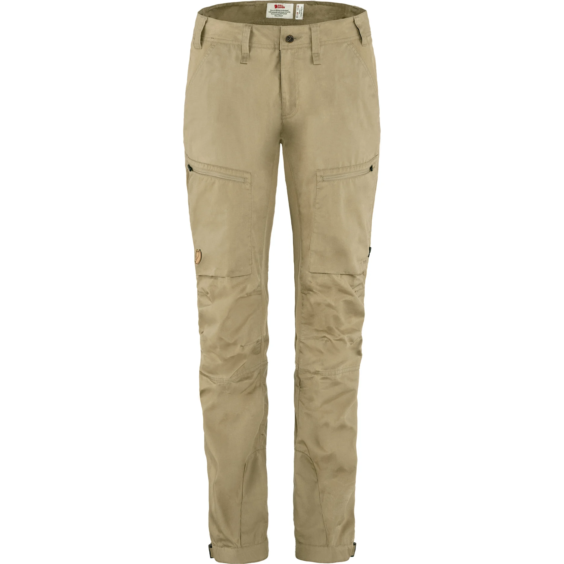 Fjällräven Abisko Lite Trekking Trs W Reg Women’s Trekking trousers Beige, Beige, Beige Main Front 73750