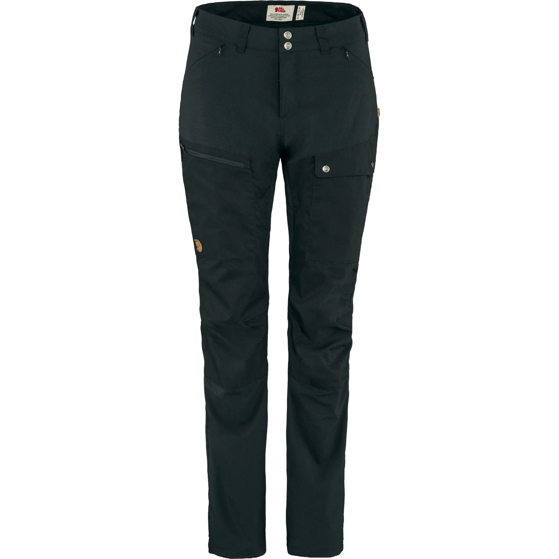 Fjällräven Abisko Midsummer Trs W Short Women’s Trekking trousers Black, Black Main Front 47437