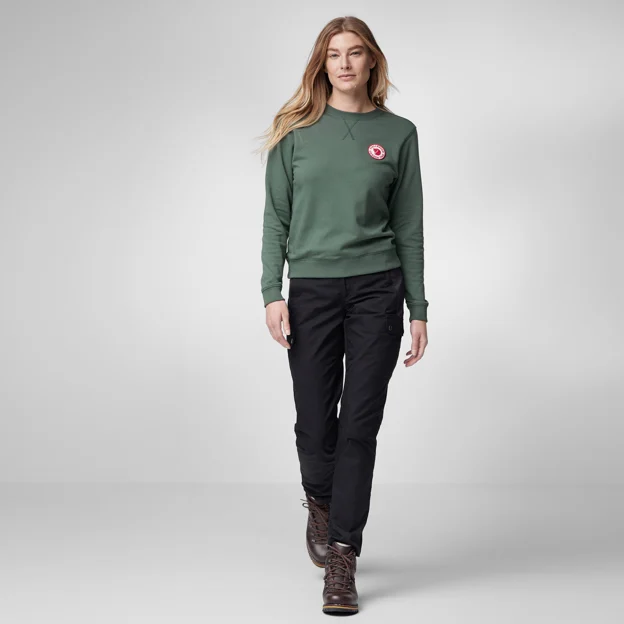 Fjällräven 1960 Logo Badge Sweater W Women’s Sweaters & knitwear Model Model front 75893