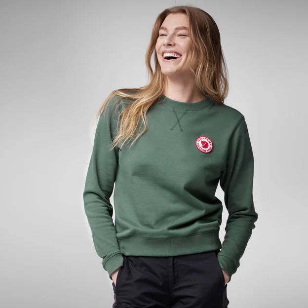 Fjällräven 1960 Logo Badge Sweater W Women’s Sweaters & knitwear Model Model back 75894