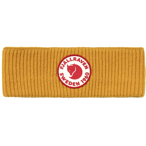 Fjällräven 1960 Logo Headband Unisex Caps, hats & beanies Yellow Main Angle F 58729