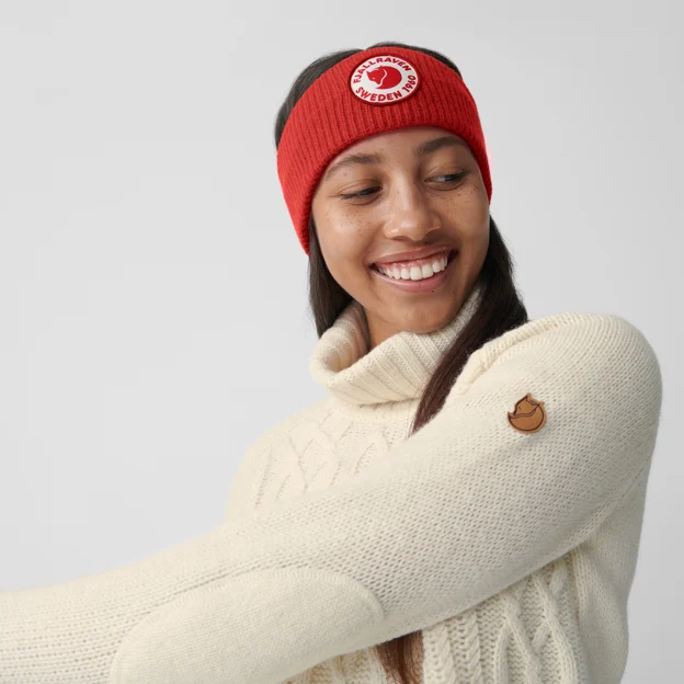 Fjällräven 1960 Logo Headband Unisex Caps, hats & beanies Model Model back 101274