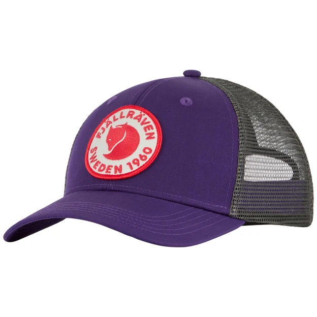 Fjällräven 1960 Logo Långtradarkeps Unisex Outlet Purple Main Front 104528