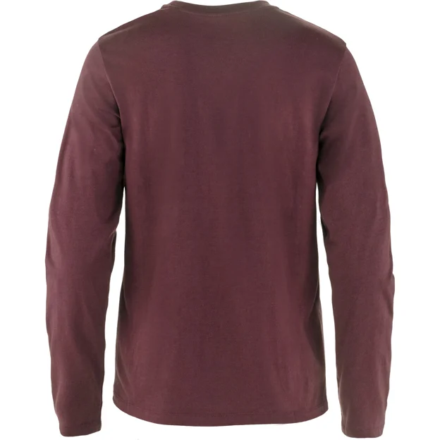 Fjällräven 1960 Logo T-shirt LS W Women’s T-shirts & tank tops Purple, Red, Pink Main Back 93907