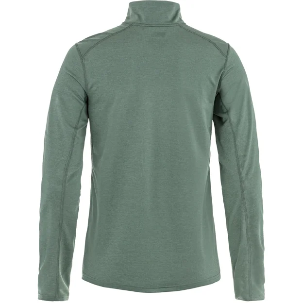 Fjällräven Abisko Day Hike Half Zip W Women’s Base layer tops Green Main Back 100653