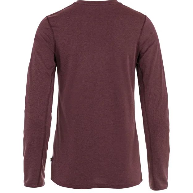 Fjällräven Abisko Day Hike LS W Women’s Base layer tops Purple Main Back 100655