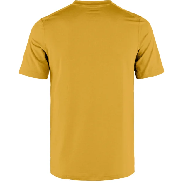 Fjällräven Abisko Day Hike SS M Men’s Base layer tops Yellow, Orange Main Back 100926