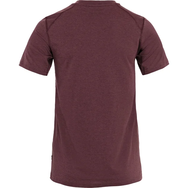 Fjällräven Abisko Day Hike SS W Women’s T-shirts & tank tops Purple Main Back 100654