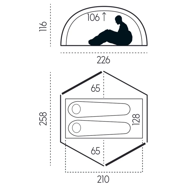 Fjällräven Abisko Friluft 2 Unisex Tents Detail Angle K 84244