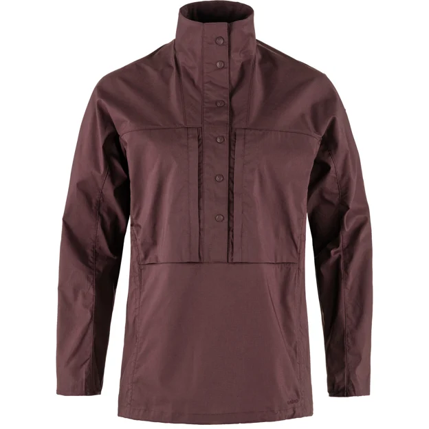 Fjällräven Abisko Hike Anorak W Women’s Anoraks Red Main Front 73821