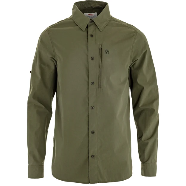 Fjällräven Abisko Hike Shirt LS M Men’s Shirts Green Main Front 100725