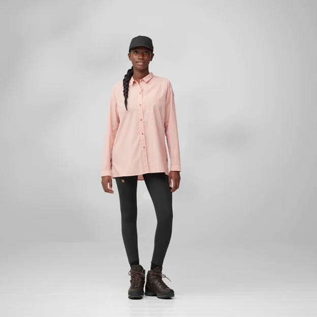 Fjällräven Abisko Hike Shirt W Women’s Shirts Model Model front 82056