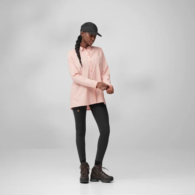 Fjällräven Abisko Hike Shirt W Women’s Shirts Model Angle F 82059