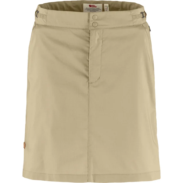Fjällräven Abisko Hike Skort W Women’s Shorts & skirts Beige Main Front 73480
