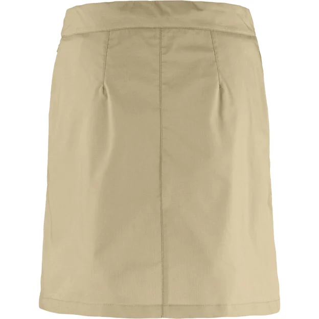 Fjällräven Abisko Hike Skort W Women’s Shorts & skirts Beige Main Back 80885