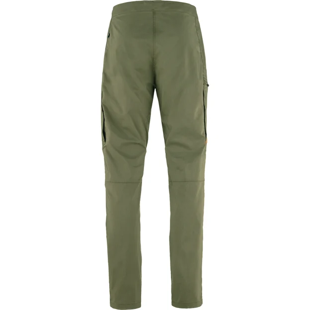 Fjällräven Abisko Hike Trousers M Men’s Trekking trousers Green Main Back 80786