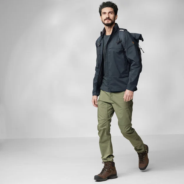 Fjällräven Abisko Hike Trousers M Men’s Trekking trousers Model Model front 66603