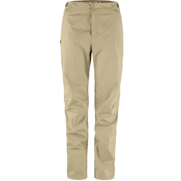 Fjällräven Abisko Hike Trousers W Women’s Trekking trousers Beige Main Front 73484