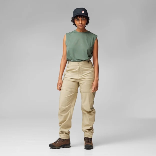 Fjällräven Abisko Hike Zip-off Trs W Women’s Trekking trousers Model Model front 82078