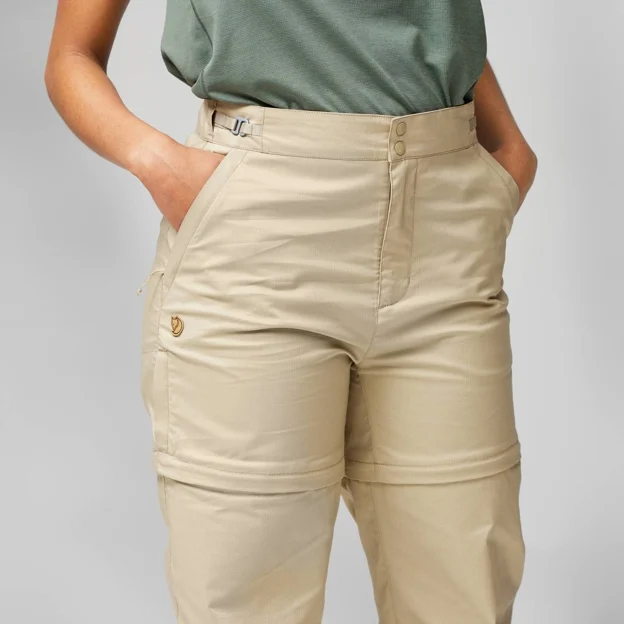 Fjällräven Abisko Hike Zip-off Trs W Women’s Trekking trousers Model Model side 82080