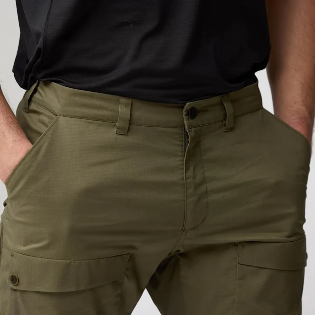 Fjällräven Abisko Hybrid Trail Trs M Men’s Trekking trousers Model Angle L 89959