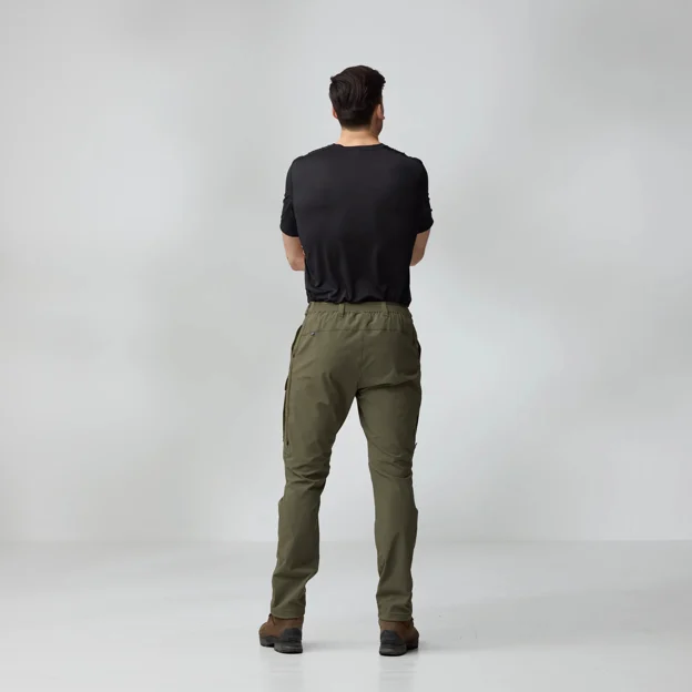 Fjällräven Abisko Hybrid Trail Trs M Men’s Trekking trousers Model Model back 89953