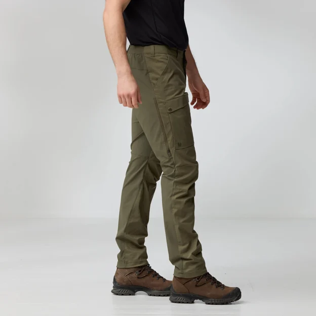 Fjällräven Abisko Hybrid Trail Trs M Men’s Trekking trousers Model Model side 89974