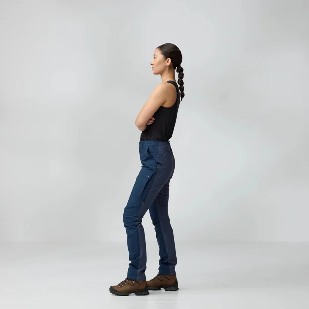 Fjällräven Abisko Hybrid Trail Trs W Women’s Trekking trousers Model Model side 89902