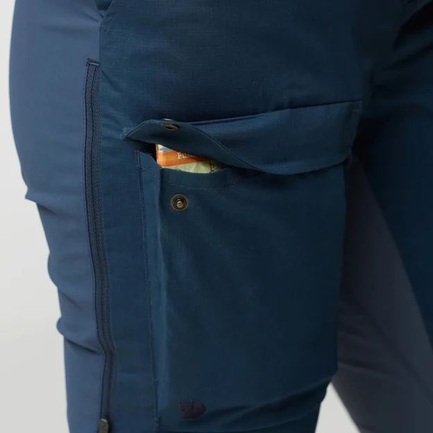Fjällräven Abisko Hybrid Trail Trs W Women’s Trekking trousers Model Angle J 89904