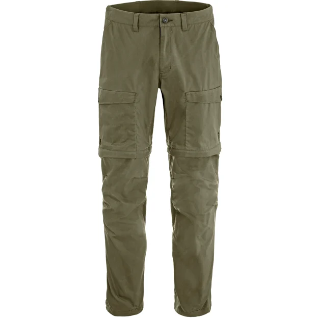 Fjällräven Abisko Hybrid Trail Trs Zip-off M Men’s Trekking trousers Green Main Front 100739