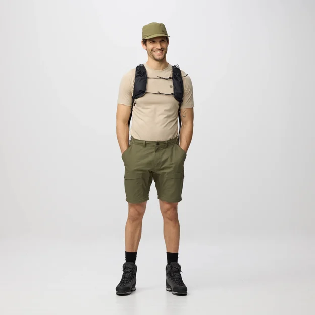 Fjällräven Abisko Hybrid Trail Trs Zip-off M Men’s Trekking trousers Model Angle L 99903