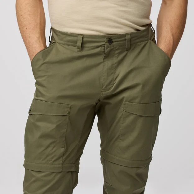 Fjällräven Abisko Hybrid Trail Trs Zip-off M Men’s Trekking trousers Model Angle H 99896