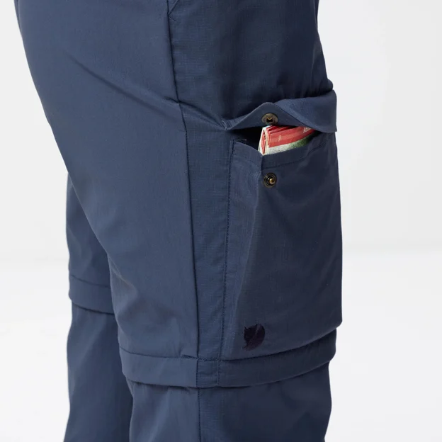 Fjällräven Abisko Hybrid Trail Trs Zip-off W Women’s Trekking trousers Model Angle J 99928