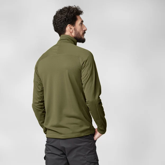 Fjällräven Abisko Lite Fleece Half Zip M Men’s Fleeces Model Model back 101276