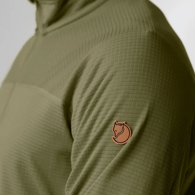Fjällräven Abisko Lite Fleece Half Zip M Men’s Fleeces Detail Angle F 101277