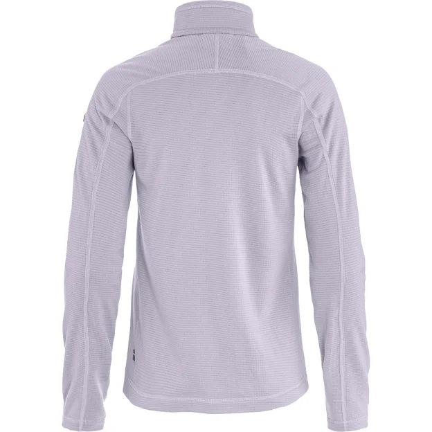 Fjällräven Abisko Lite Fleece Half Zip W Women’s Fleeces Purple Main Back 100658