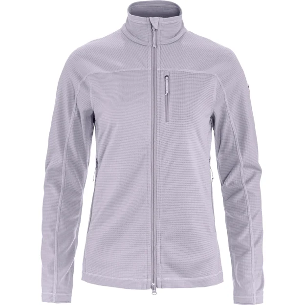 Fjällräven Abisko Lite Fleece Jacket W Women’s Outlet Purple Main Front 100875