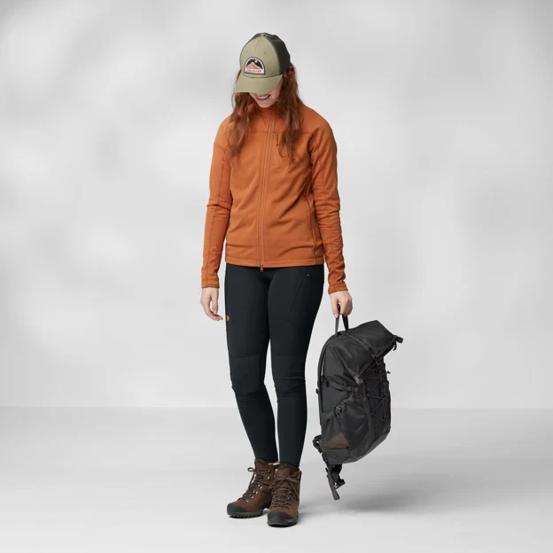 Fjällräven Abisko Lite Fleece Jacket W Women’s Outlet Model Model front 66614