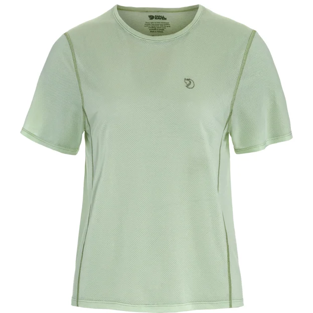 Fjällräven Abisko Lite SS W Women’s T-shirts & tank tops Pink Main Front 100877