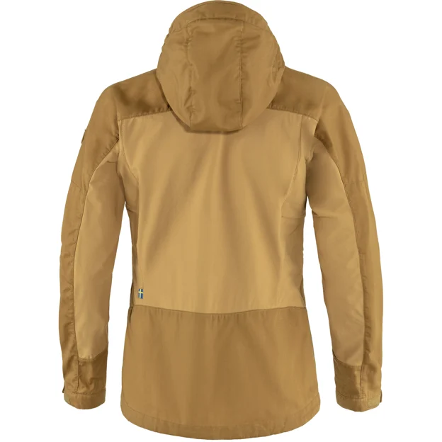 Fjällräven Abisko Lite Trekking Jacket W Women’s Trekking jackets Brown, Yellow Main Back 49459