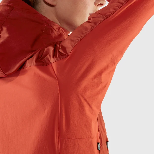 Fjällräven Abisko Lite Trekking Jacket W Women’s Trekking jackets Detail Angle F 43608