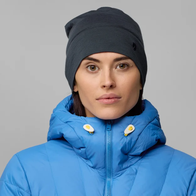 Fjällräven Abisko Lite Wool Beanie Unisex Caps, hats & beanies Model Model front 82310