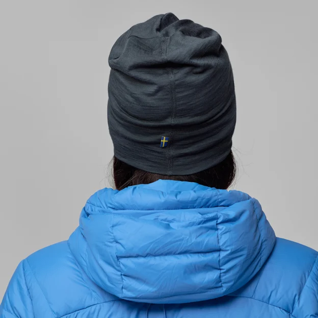 Fjällräven Abisko Lite Wool Beanie Unisex Caps, hats & beanies Model Model back 82312