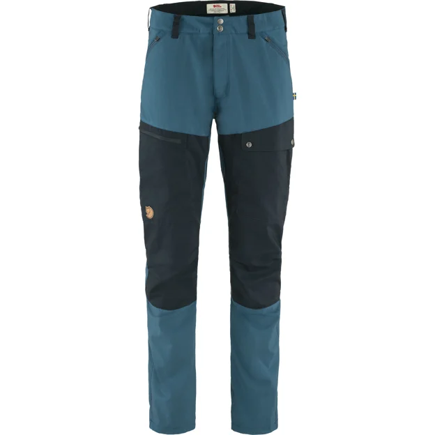 Fjällräven Abisko Midsummer Trs M Long Men’s Trekking trousers Blue Main Front 49848