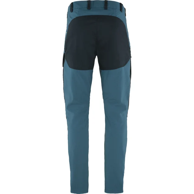 Fjällräven Abisko Midsummer Trs M Long Men’s Trekking trousers Blue Main Back 49484