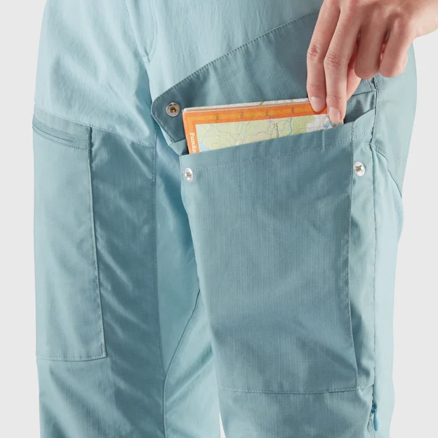 Fjällräven Abisko Midsummer Trs W Short Women’s Trekking trousers Detail Angle H 26193