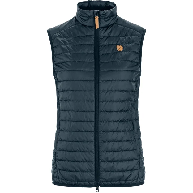 Fjällräven Abisko Padded Vest W Women’s Trekking jackets Blue Main Front 100879