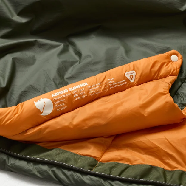Fjällräven Abisko Summer Unisex Sleeping bags Model Angle F 88736