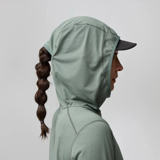 Fjällräven Abisko Sun-hoodie Dress W Women’s Dresses Model Angle L 89642
