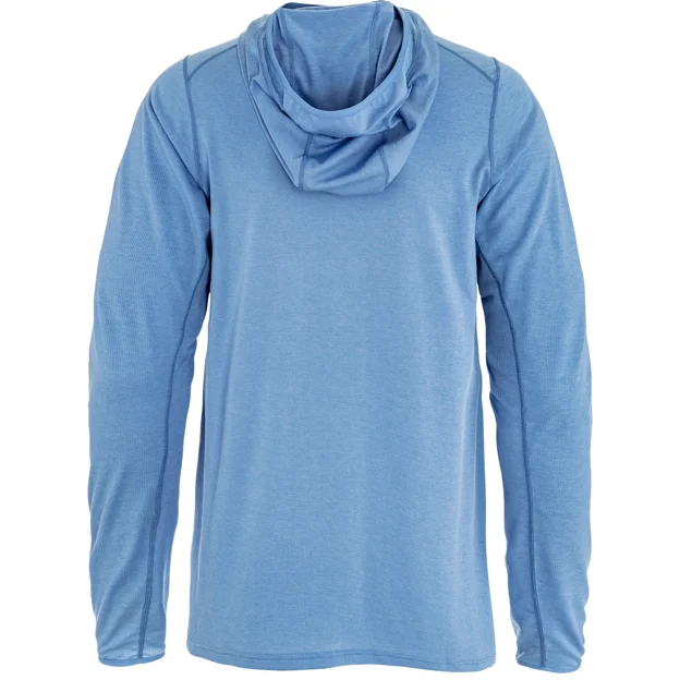 Fjällräven Abisko Sun-hoodie M Men’s Base layer tops Blue Main Back 100746
